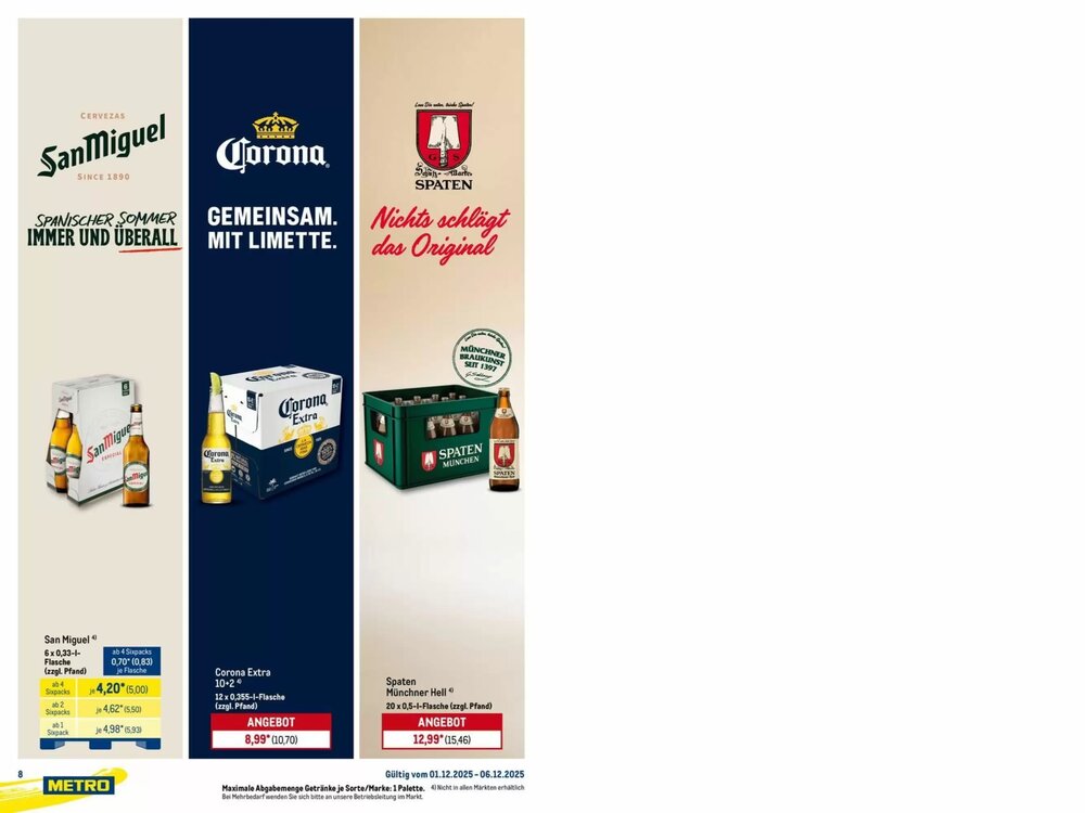 METRO Prospekt (ab 01.12.2025) zum Blättern - Seite 8