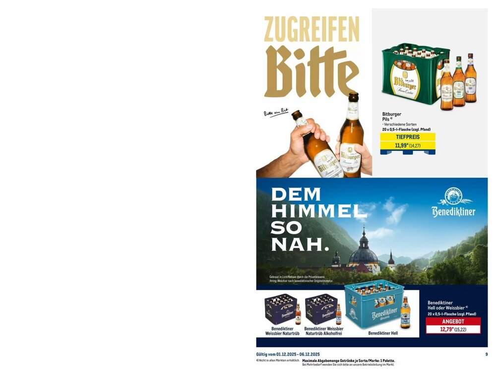 METRO Prospekt (ab 01.12.2025) zum Blättern - Seite 9