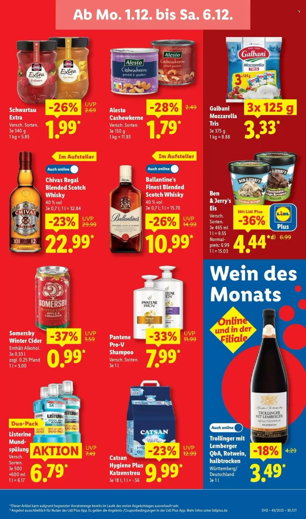 Lidl Prospekt (ab 01.12.2025) zum Blättern - Seite 15