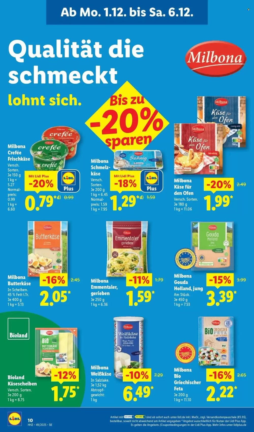 Lidl Prospekt (ab 01.12.2025) zum Blättern - Seite 20