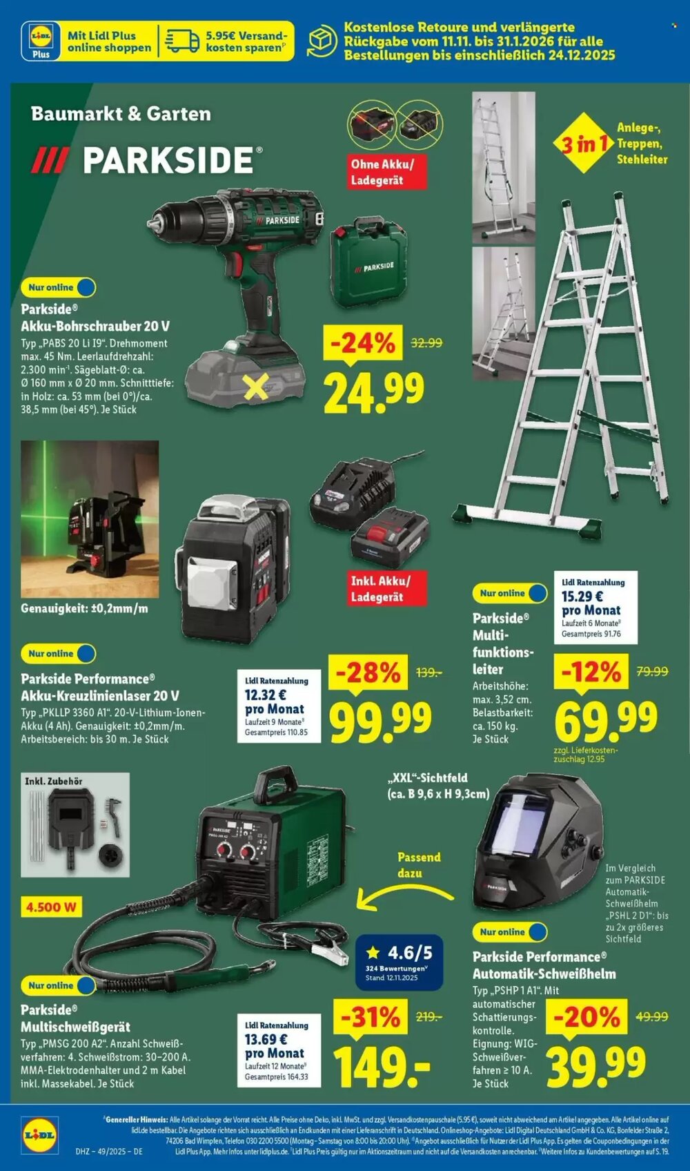 Lidl Prospekt (ab 01.12.2025) zum Blättern - Seite 40