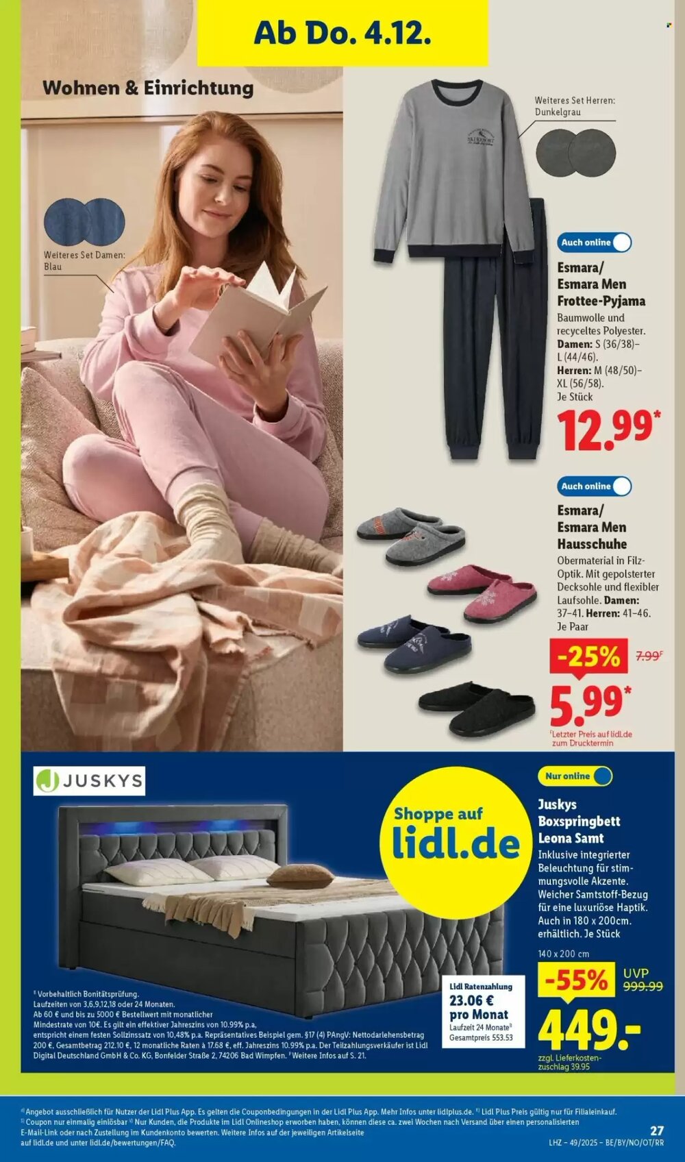 Lidl Prospekt (ab 01.12.2025) zum Blättern - Seite 43