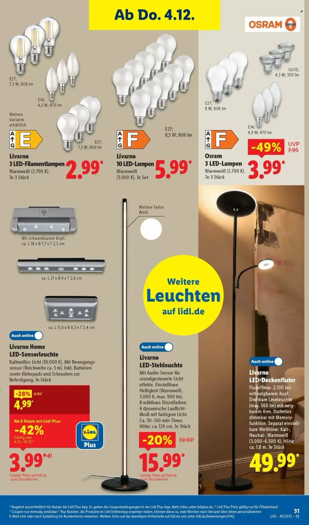 Lidl Prospekt (ab 01.12.2025) zum Blättern - Seite 47