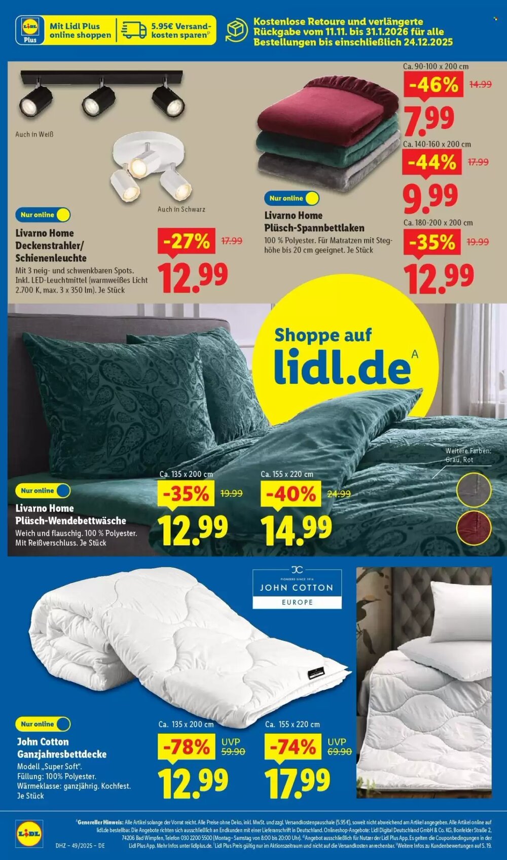Lidl Prospekt (ab 01.12.2025) zum Blättern - Seite 50