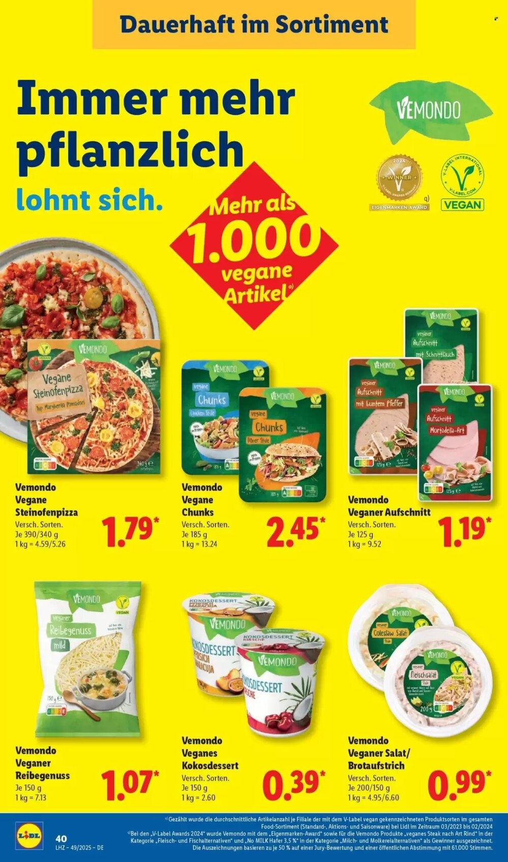 Lidl Prospekt (ab 01.12.2025) zum Blättern - Seite 58