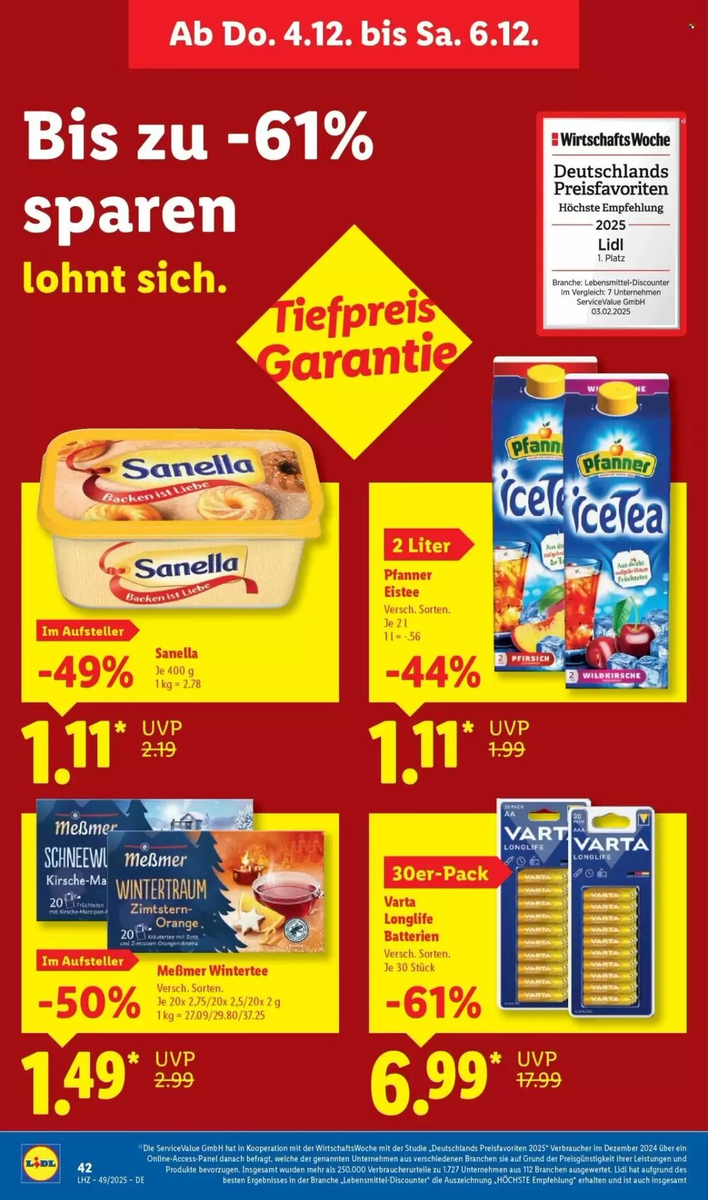 Lidl Prospekt (ab 01.12.2025) zum Blättern - Seite 60