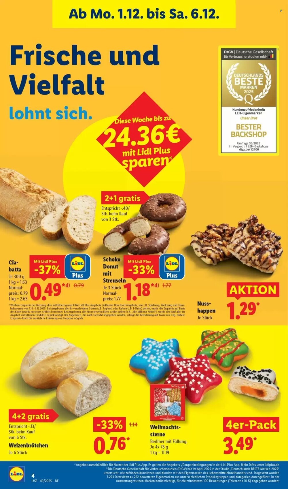 Lidl Prospekt (ab 01.12.2025) zum Blättern - Seite 8