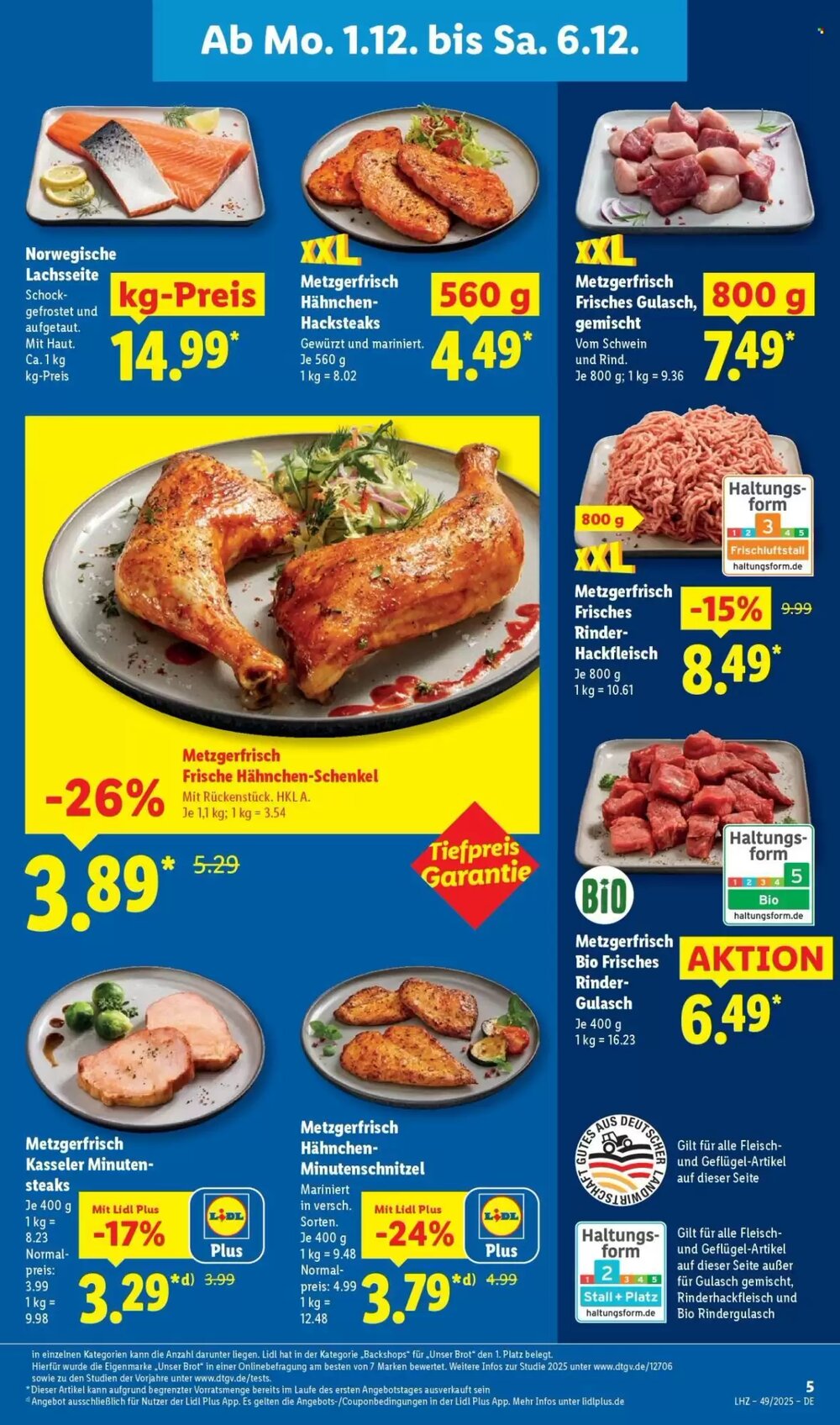Lidl Prospekt (ab 01.12.2025) zum Blättern - Seite 9