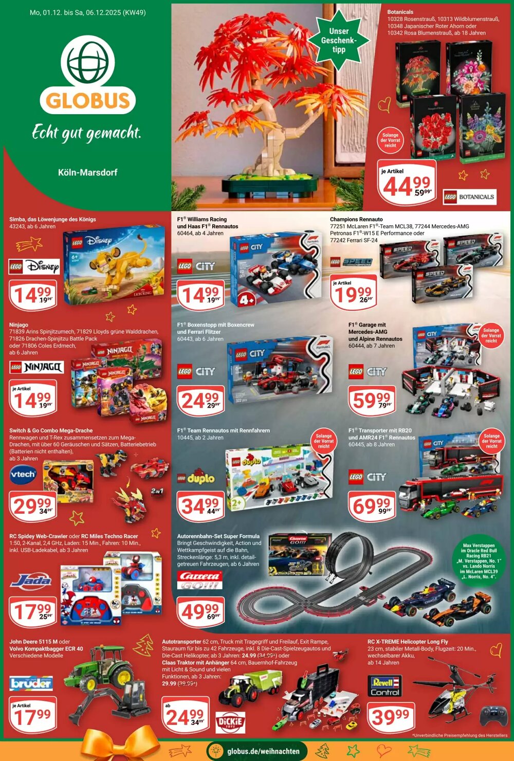 Globus Prospekt (ab 01.12.2025) zum Blättern - Seite 1