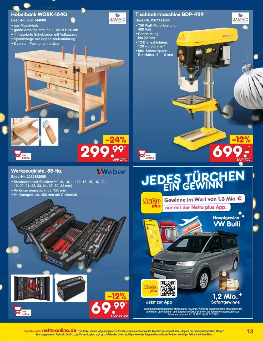 Netto Marken-Discount Prospekt (ab 01.12.2025) zum Blättern - Seite 13