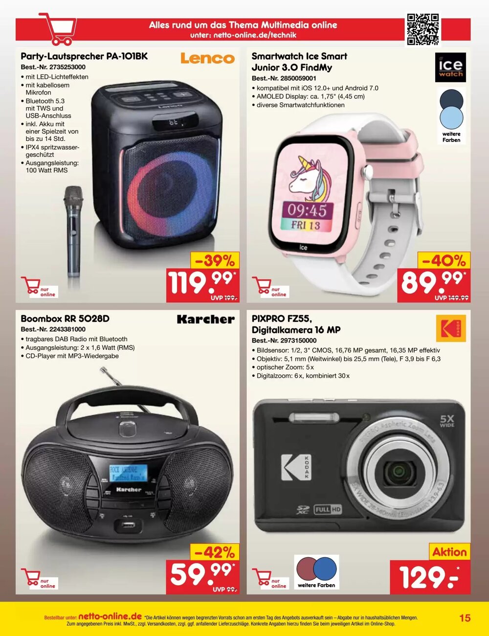 Netto Marken-Discount Prospekt (ab 01.12.2025) zum Blättern - Seite 15