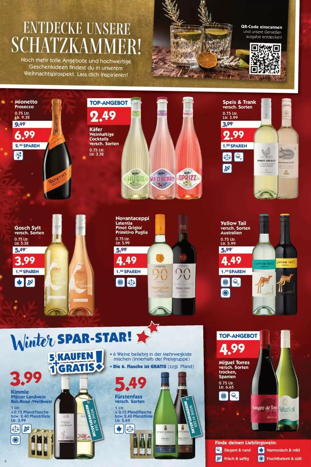 Hol'ab Getränkemarkt Prospekt (ab 01.12.2025) zum Blättern - Seite 6
