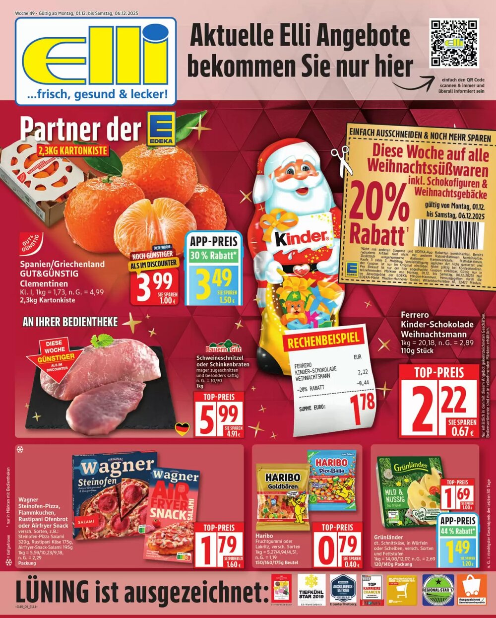 Elli Markt Prospekt (ab 01.12.2025) zum Blättern - Seite 1