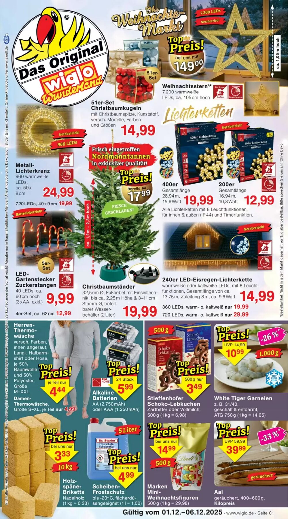 Wiglo Wunderland Prospekt (ab 01.12.2025) zum Blättern - Seite 1