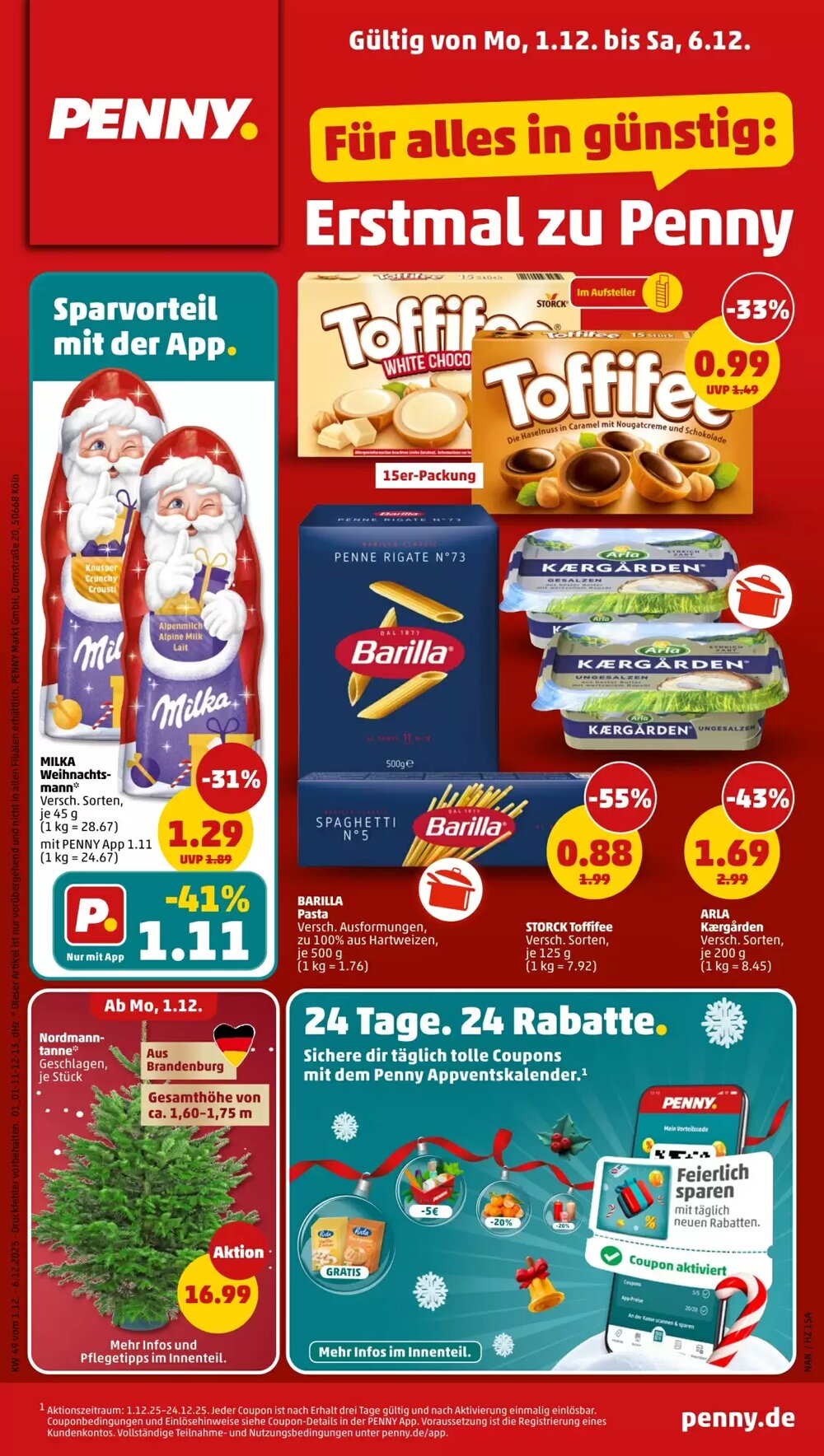 PENNY Prospekt (ab 01.12.2025) zum Blättern - Seite 1