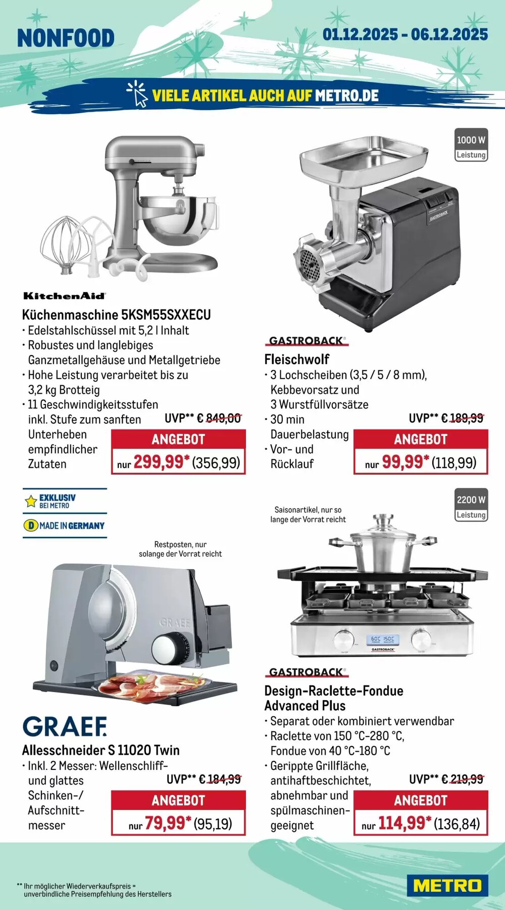 METRO Prospekt (ab 01.12.2025) zum Blättern - Seite 20