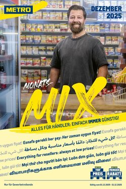 METRO Prospekt (ab 01.12.2025) zum Blättern