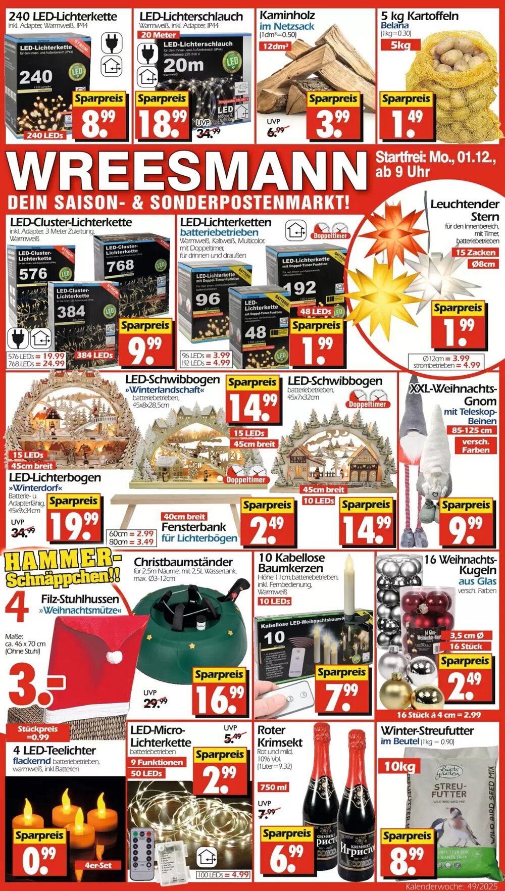 Wreesmann Prospekt (ab 01.12.2025) zum Blättern - Seite 1