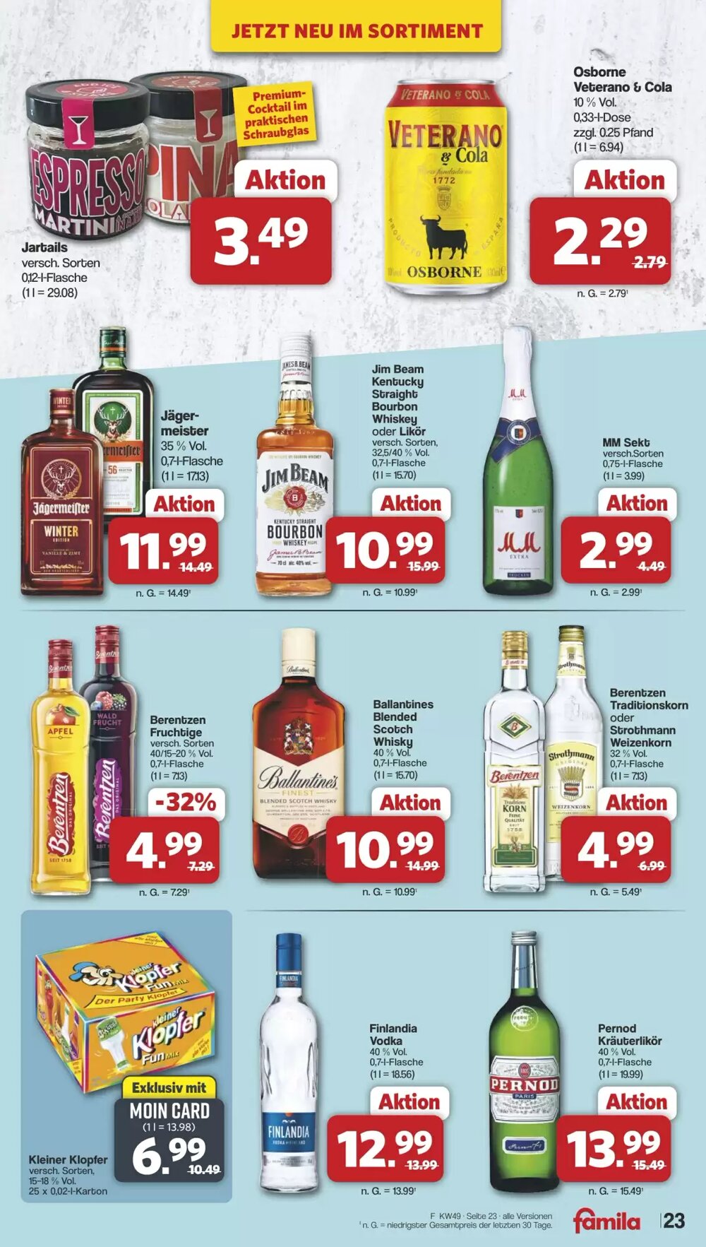 Famila Nord West Prospekt (ab 01.12.2025) zum Blättern - Seite 23