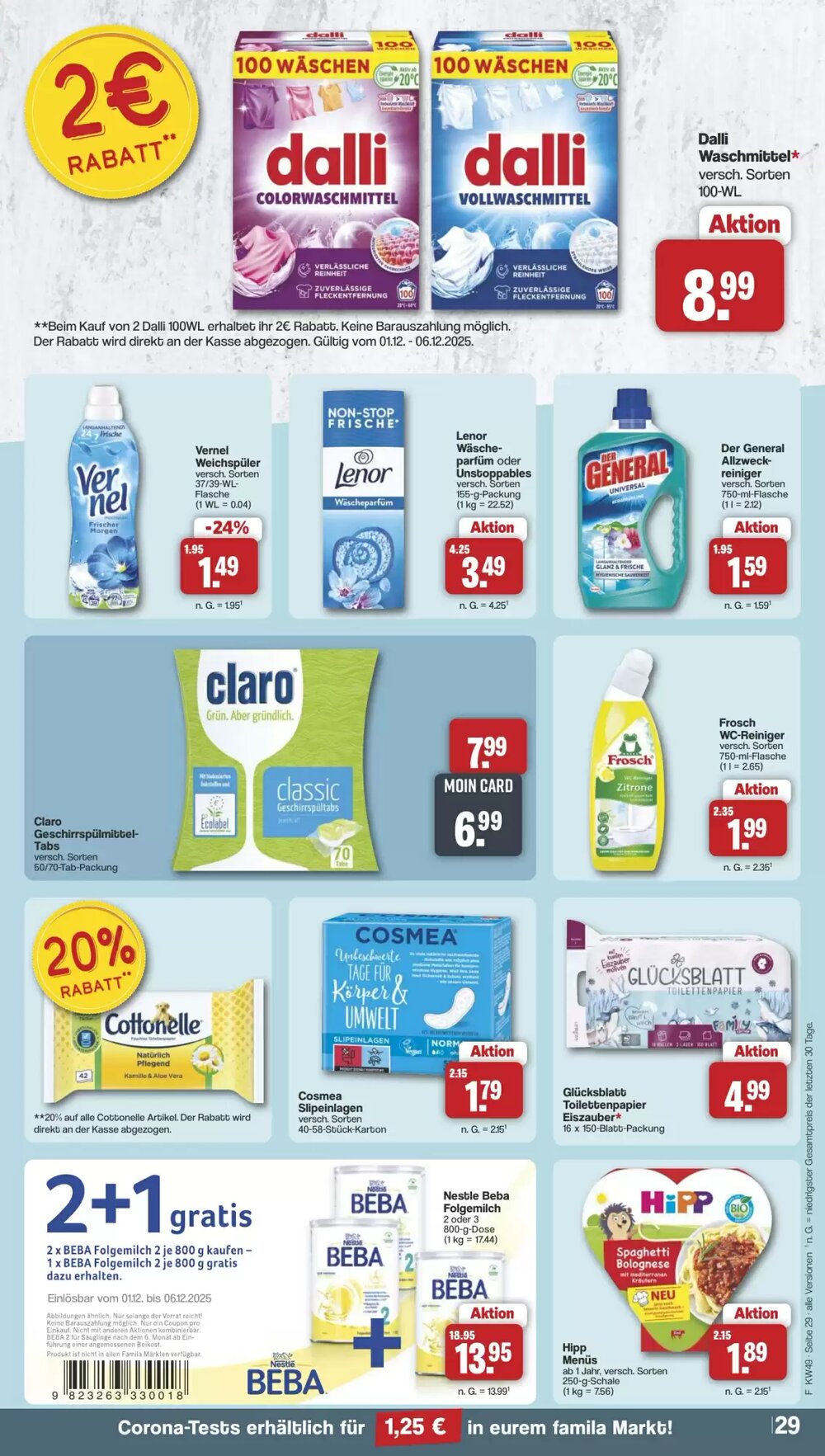 Famila Nord West Prospekt (ab 01.12.2025) zum Blättern - Seite 29
