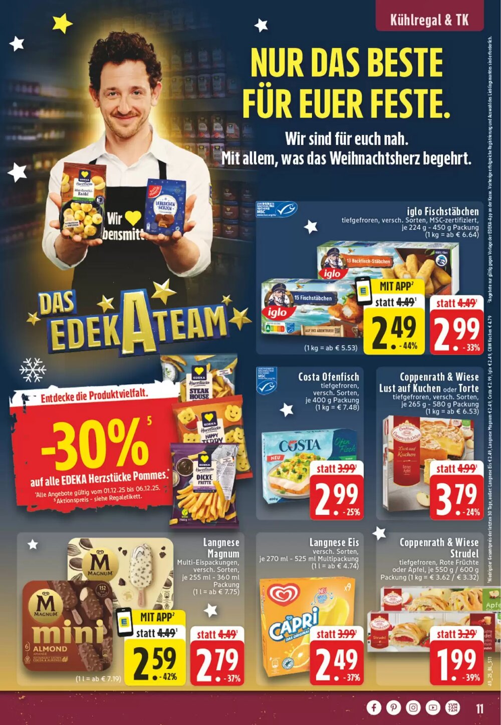 EDEKA Vogl Prospekt (ab 01.12.2025) zum Blättern - Seite 11