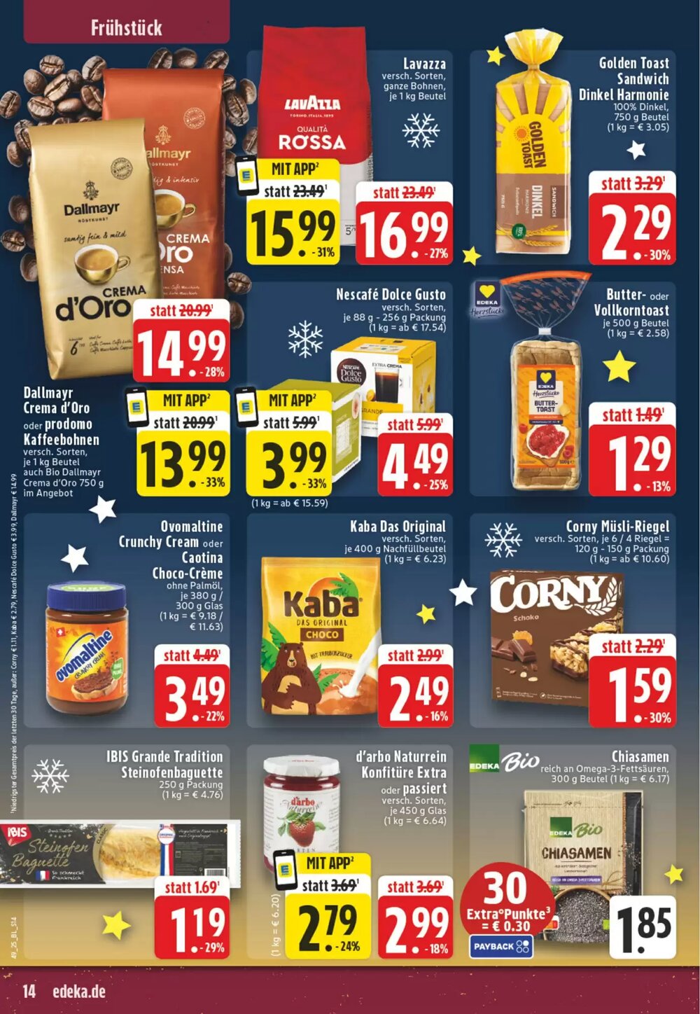 EDEKA Vogl Prospekt (ab 01.12.2025) zum Blättern - Seite 14