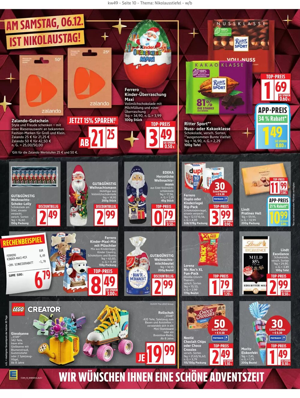 Edeka Prospekt (ab 01.12.2025) zum Blättern - Seite 10