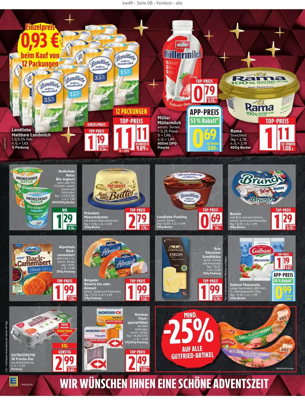 Edeka Prospekt (ab 01.12.2025) zum Blättern - Seite 8