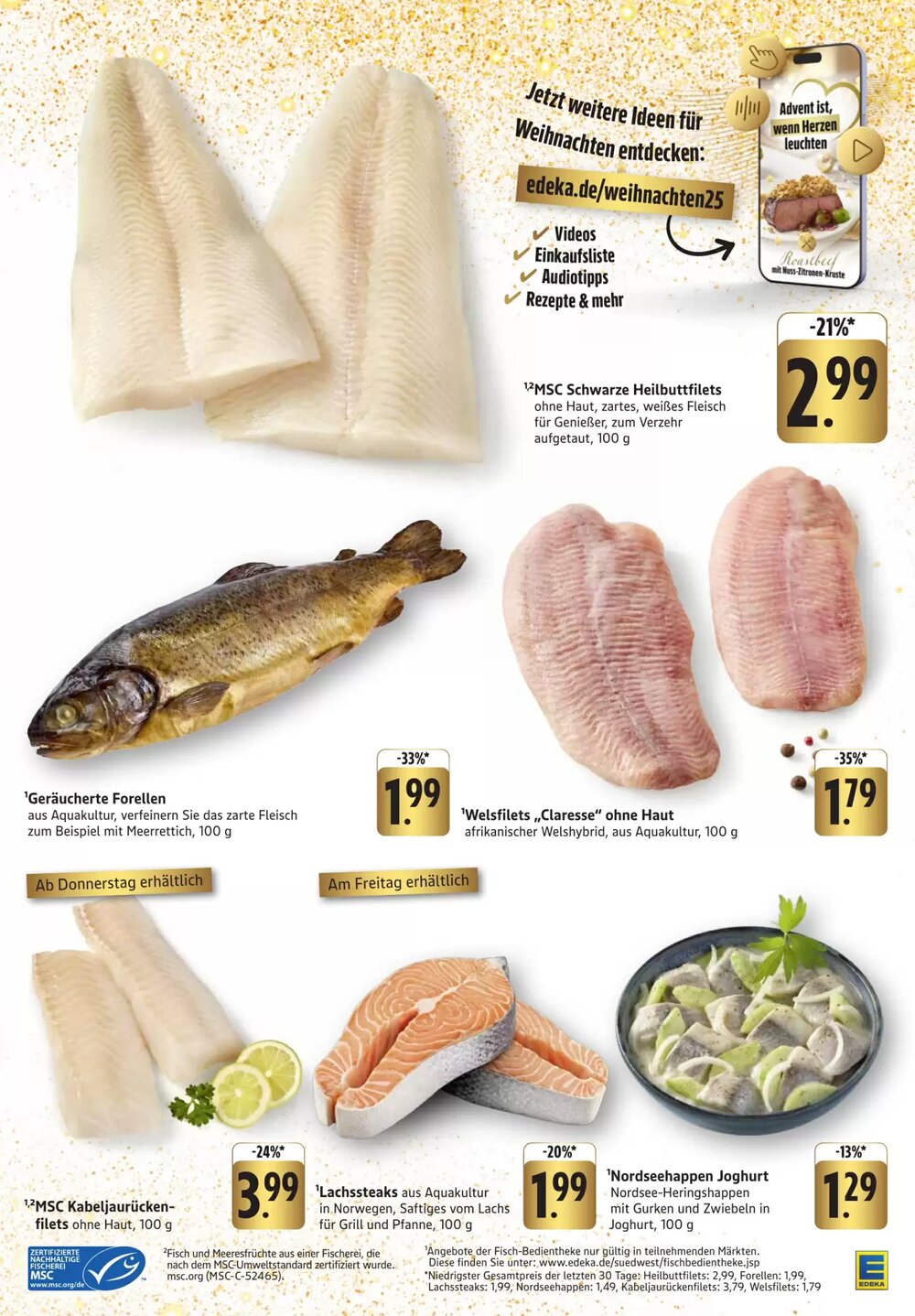 Edeka Prospekt (ab 01.12.2025) zum Blättern - Seite 13