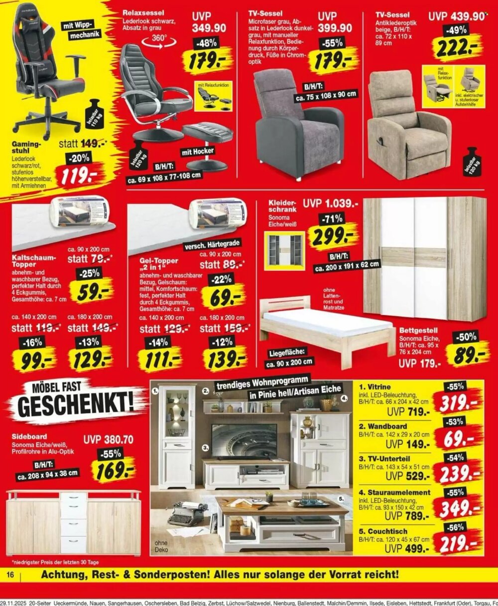 Repo Markt Prospekt (ab 01.12.2025) zum Blättern - Seite 16