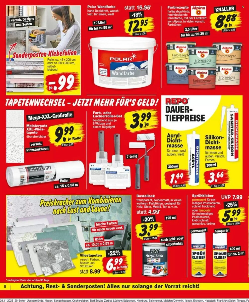 Repo Markt Prospekt (ab 01.12.2025) zum Blättern - Seite 8