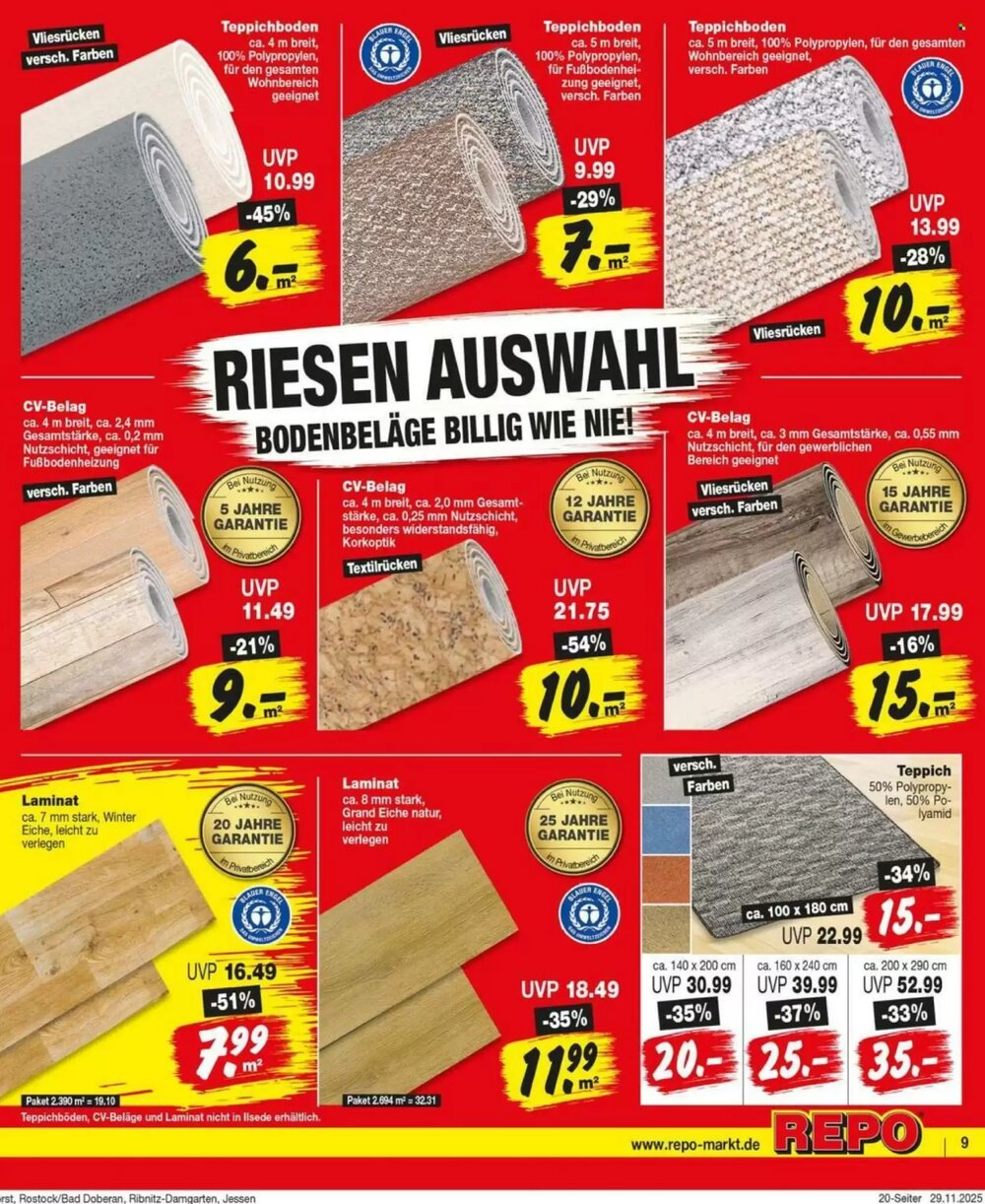 Repo Markt Prospekt (ab 01.12.2025) zum Blättern - Seite 9