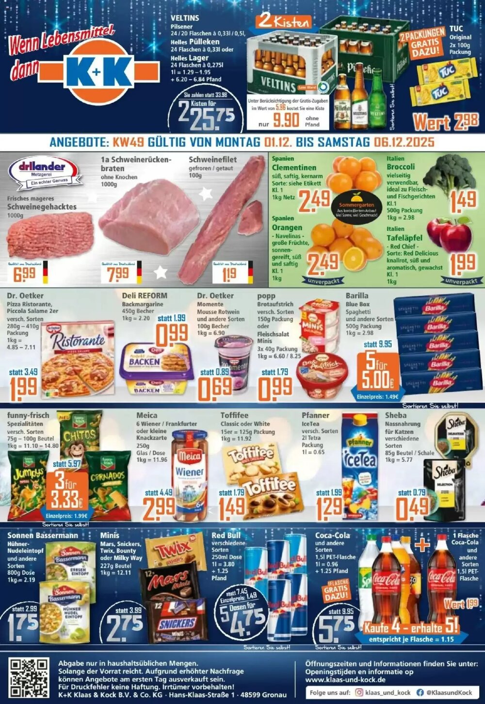 Klaas und Kock Prospekt (ab 01.12.2025) zum Blättern - Seite 1