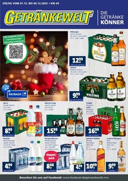 Getränkewelt Prospekt (ab 01.12.2025) zum Blättern