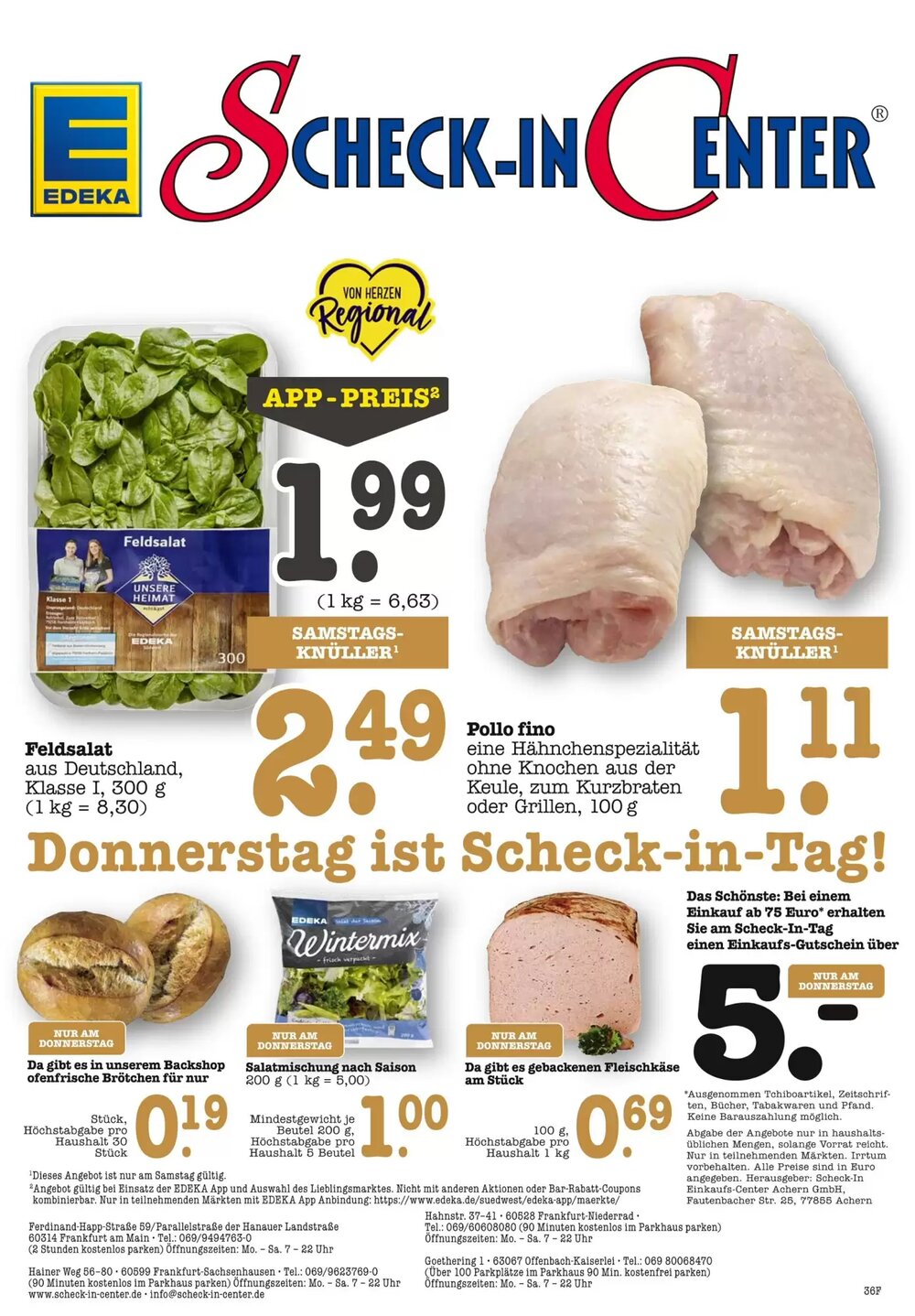 Scheck-in-Center Prospekt (ab 01.12.2025) zum Blättern - Seite 36