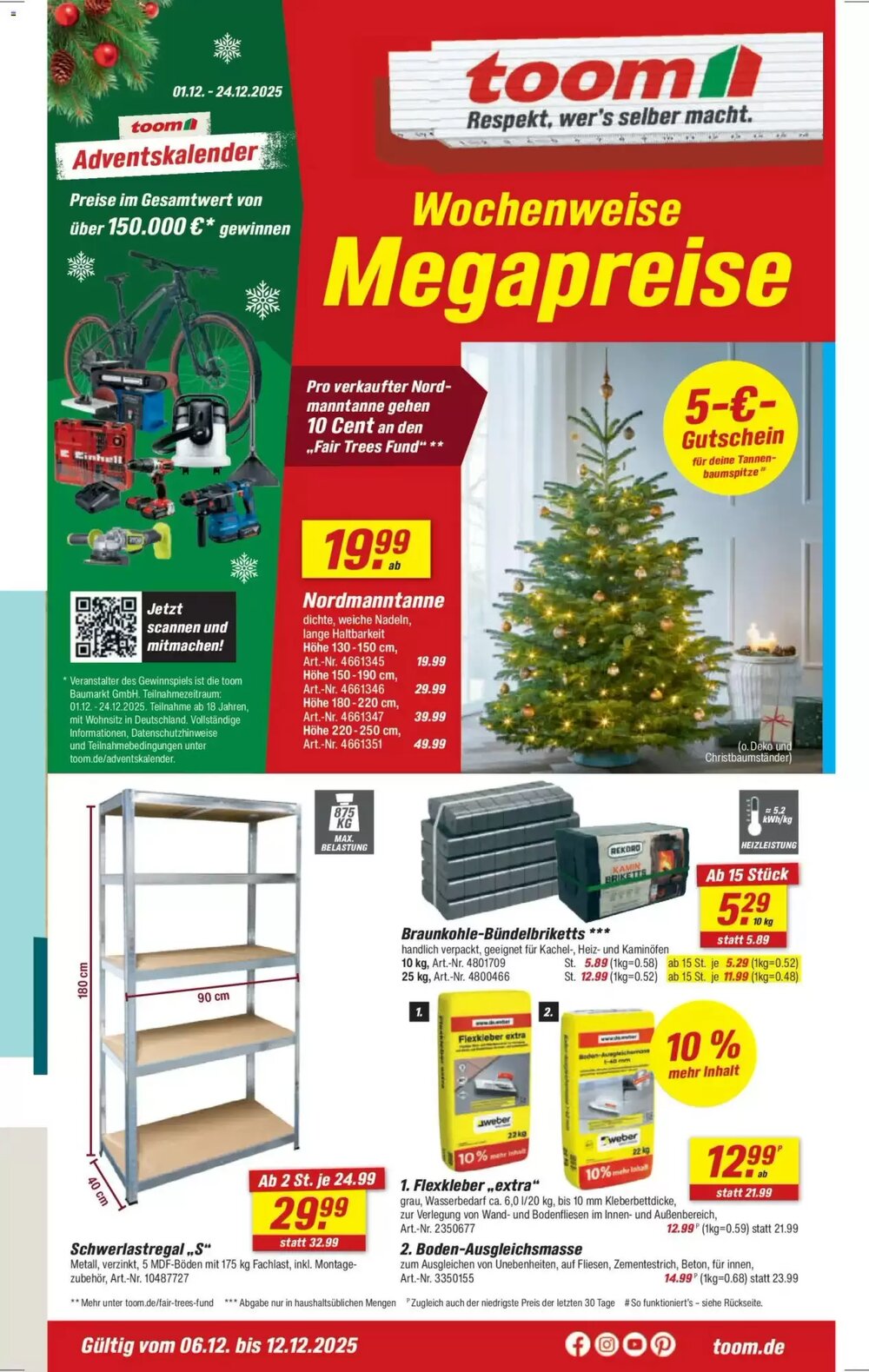 toom Baumarkt Prospekt (ab 01.12.2025) zum Blättern - Seite 1