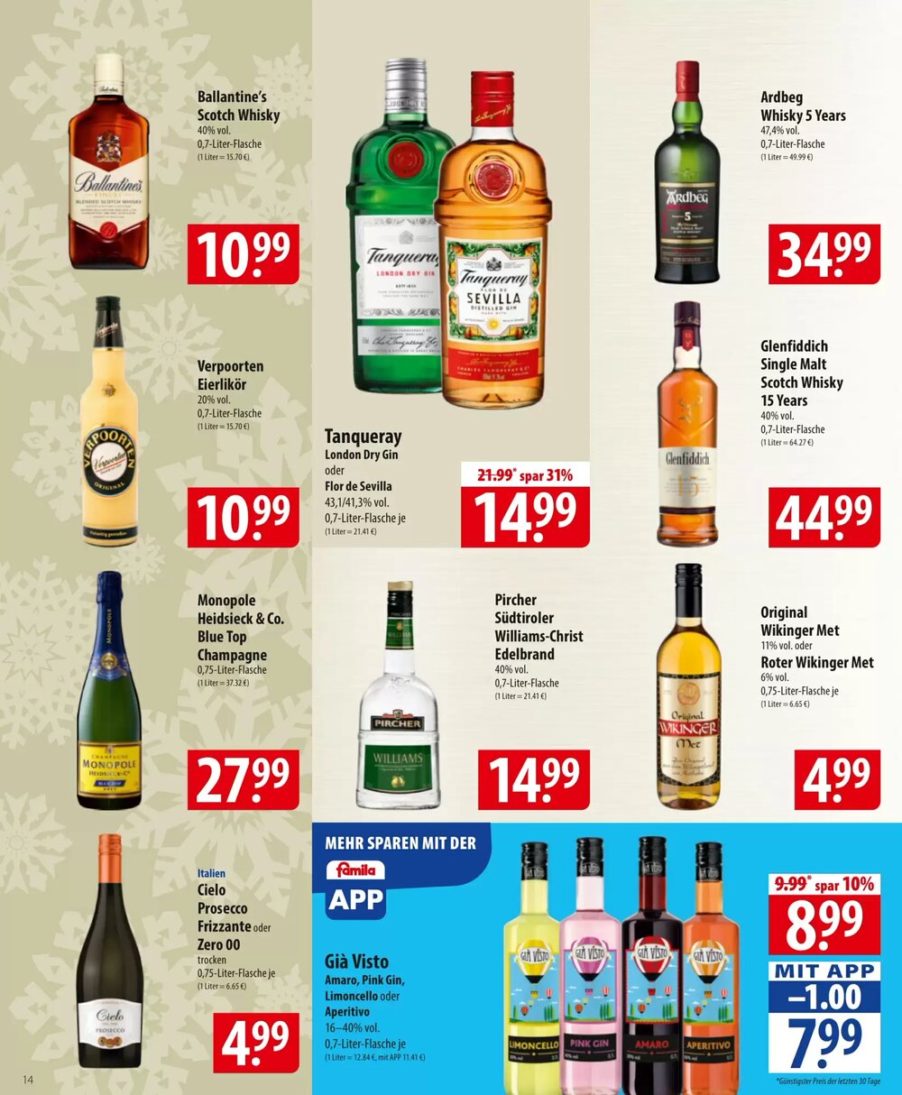 Famila Nord Ost Prospekt (ab 01.12.2025) zum Blättern - Seite 14