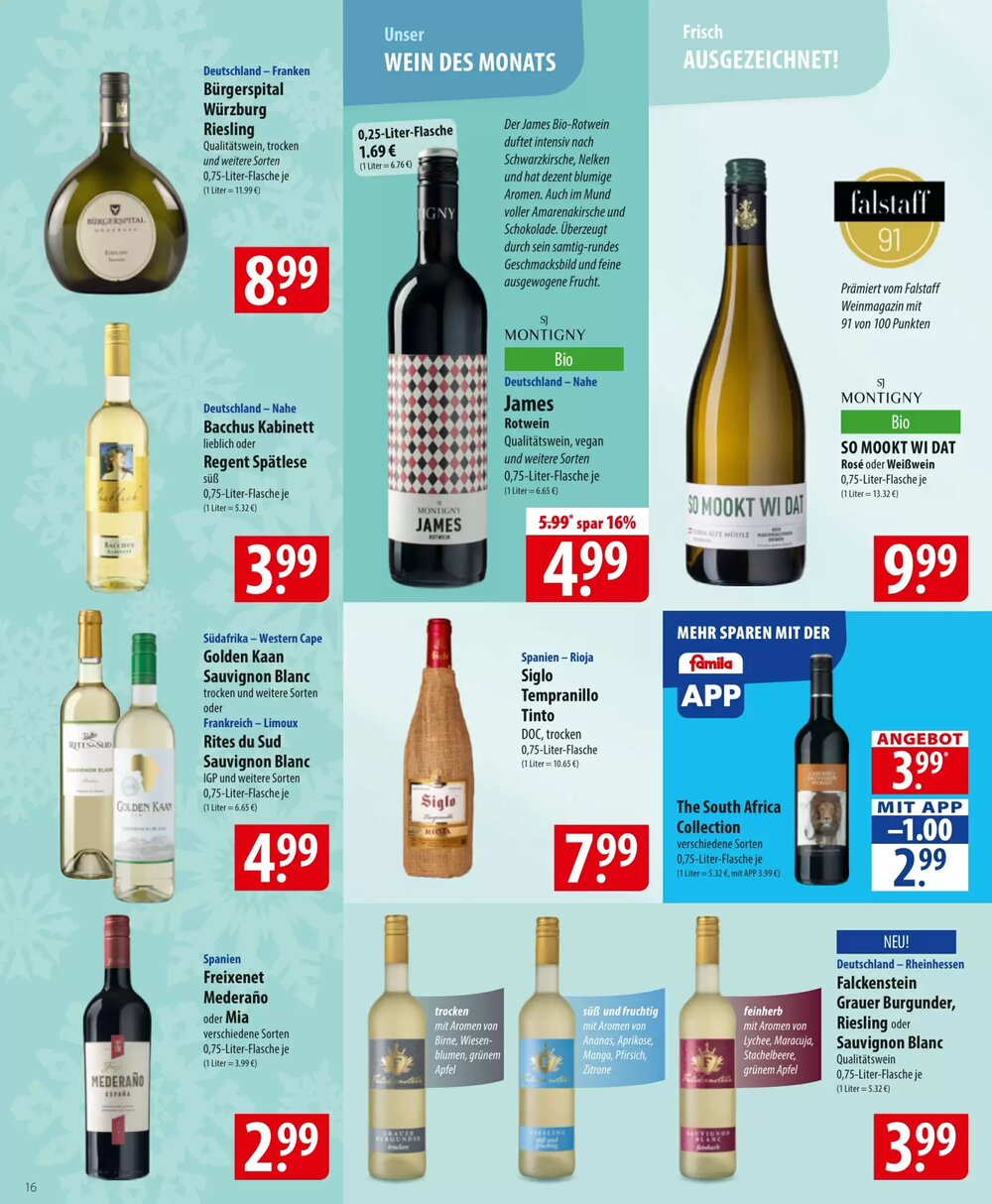 Famila Nord Ost Prospekt (ab 01.12.2025) zum Blättern - Seite 16