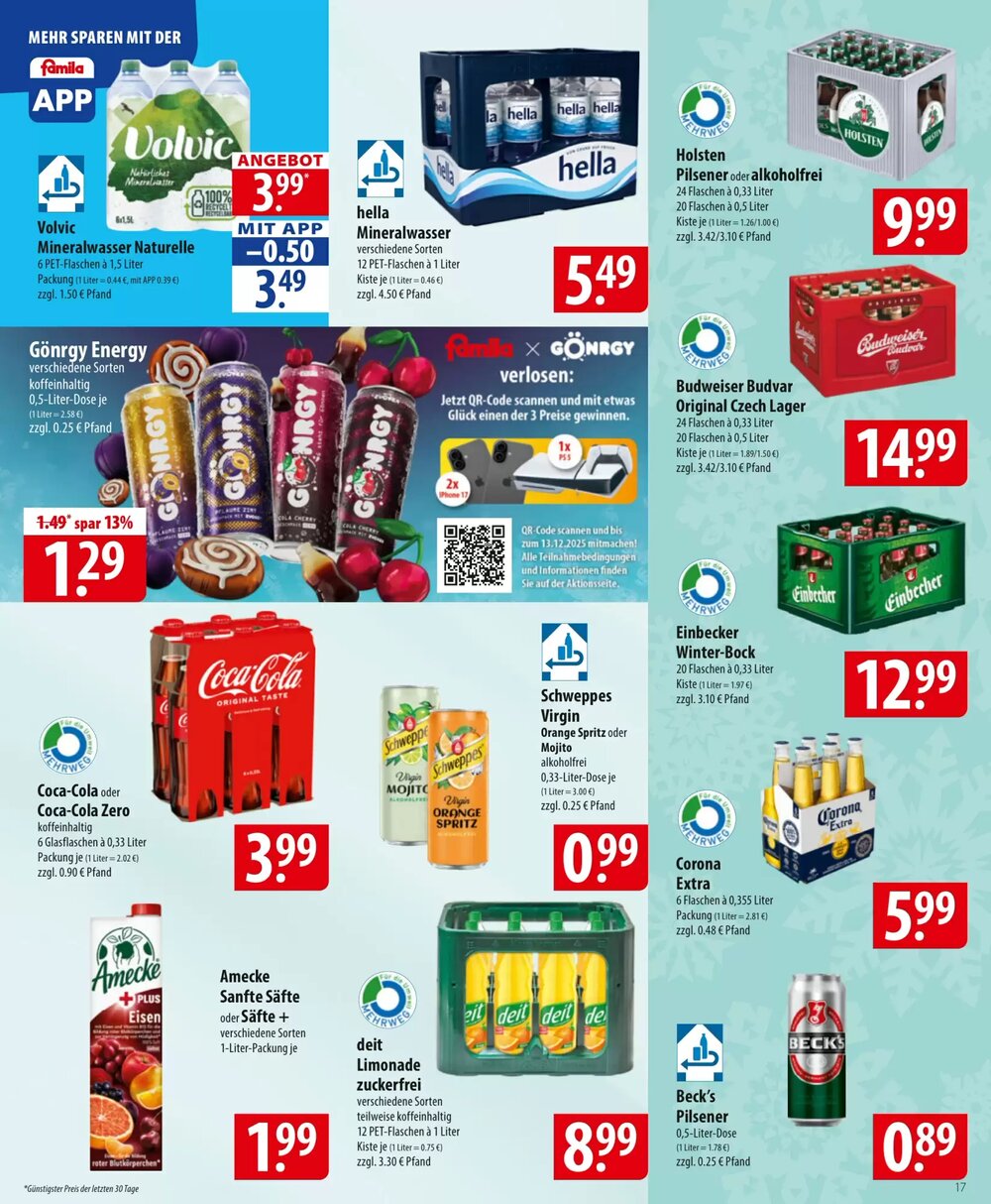 Famila Nord Ost Prospekt (ab 01.12.2025) zum Blättern - Seite 17