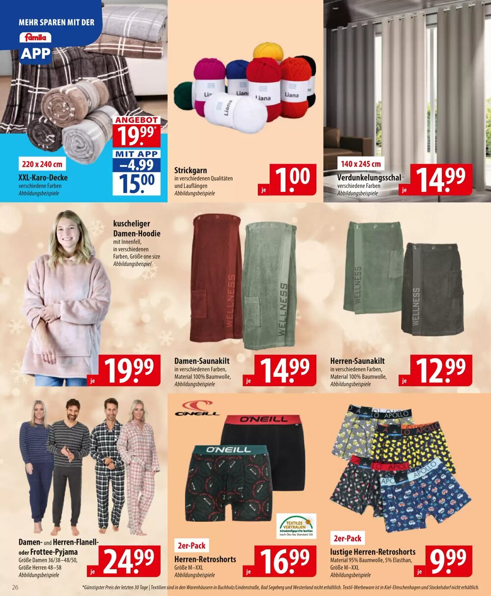 Famila Nord Ost Prospekt (ab 01.12.2025) zum Blättern - Seite 26
