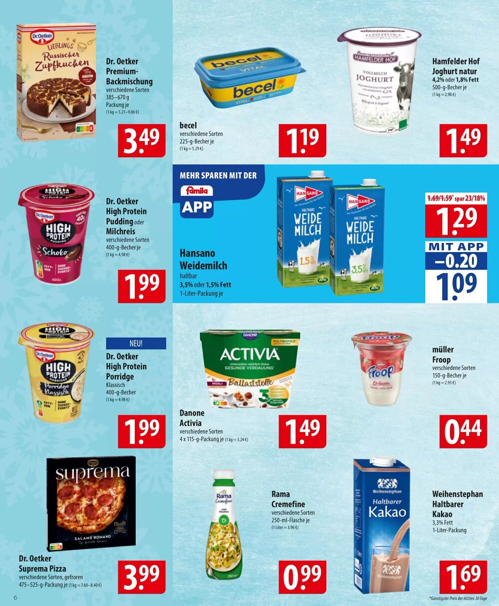 Famila Nord Ost Prospekt (ab 01.12.2025) zum Blättern - Seite 6