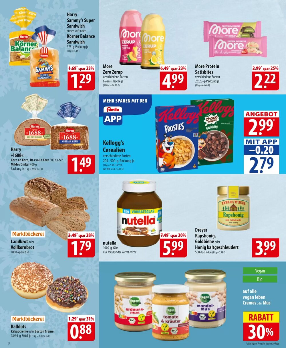 Famila Nord Ost Prospekt (ab 01.12.2025) zum Blättern - Seite 8