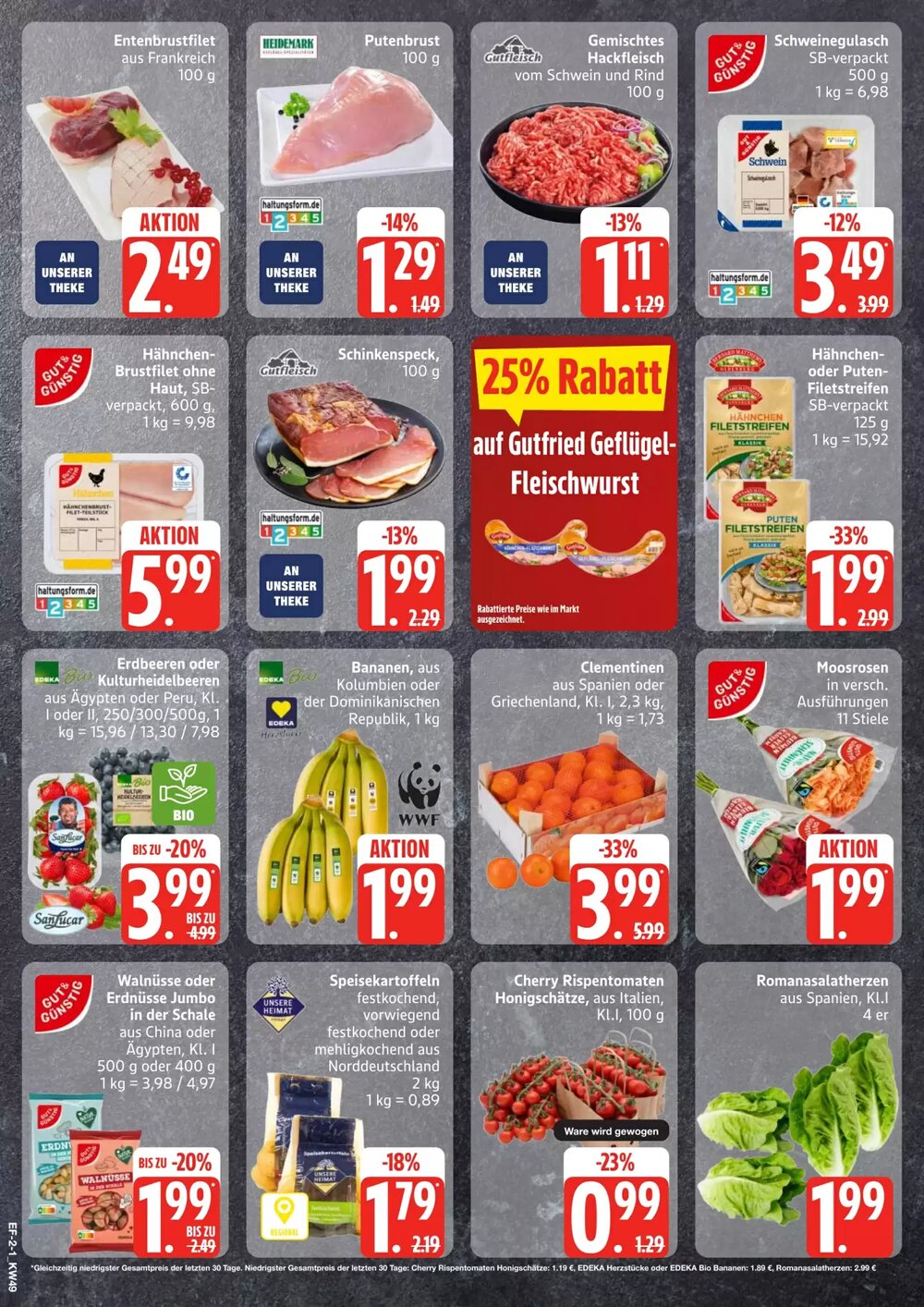 Edeka Frischemarkt Prospekt (ab 01.12.2025) zum Blättern - Seite 2