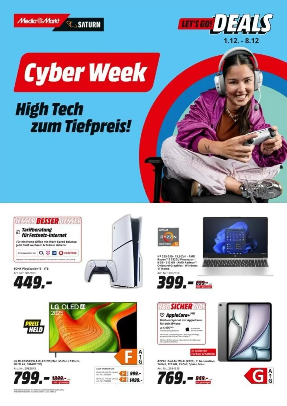 MediaMarkt Prospekt (ab 01.12.2025) zum Blättern - Seite 1