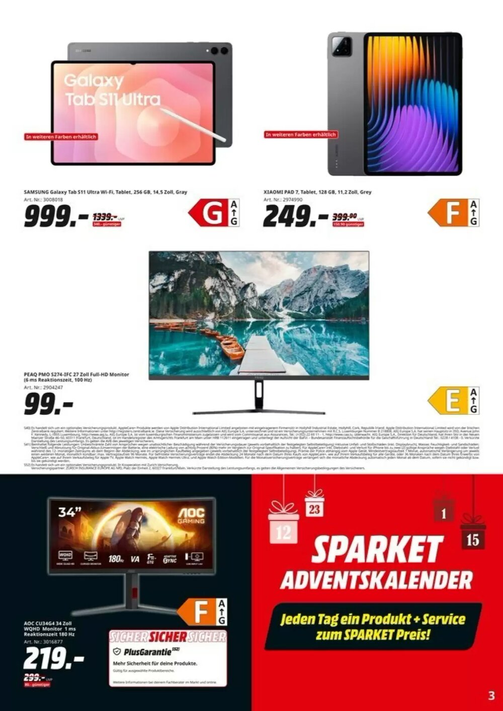 MediaMarkt Prospekt (ab 01.12.2025) zum Blättern - Seite 3