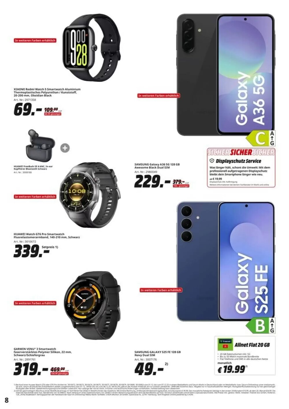 MediaMarkt Prospekt (ab 01.12.2025) zum Blättern - Seite 8