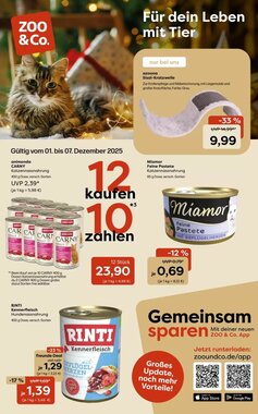 Zoo & Co Prospekt (ab 01.12.2025) zum Blättern