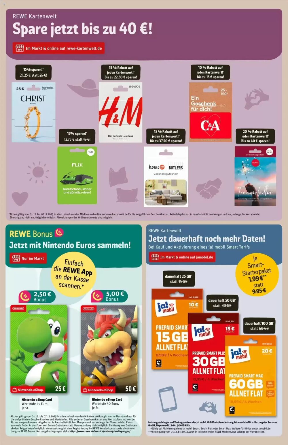 REWE Kaufpark Prospekt (ab 01.12.2025) zum Blättern - Seite 23