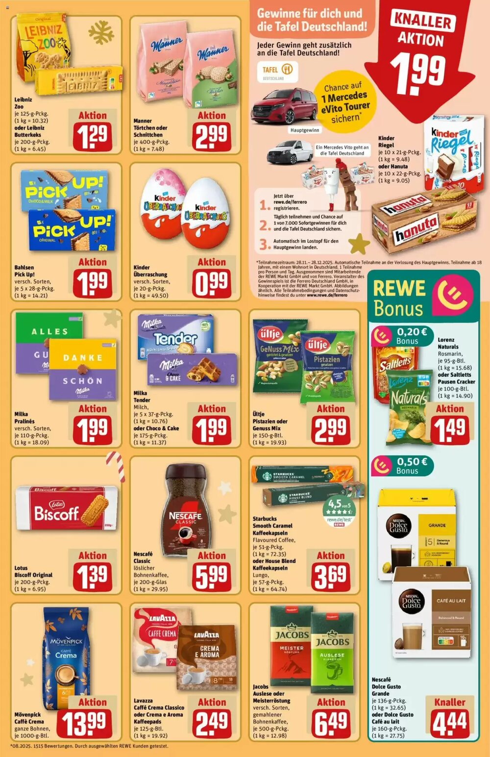 REWE Kaufpark Prospekt (ab 01.12.2025) zum Blättern - Seite 25