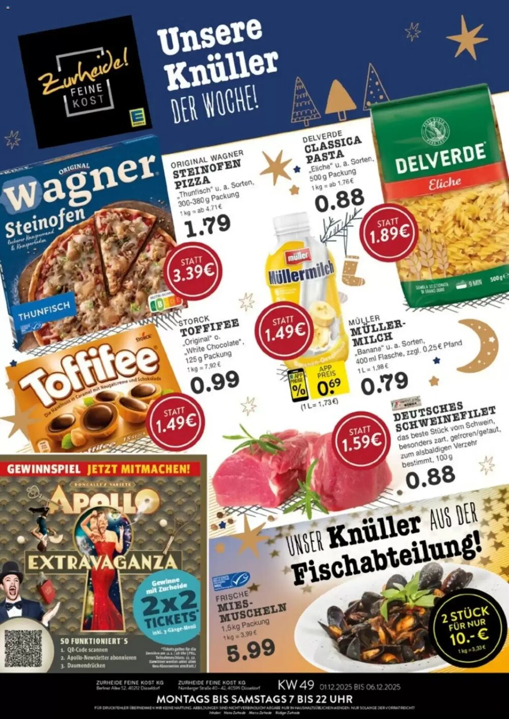 Edeka Zurheide Prospekt (ab 01.12.2025) zum Blättern - Seite 1